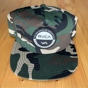 RVCA Camo Snapback Hat New without Tags
